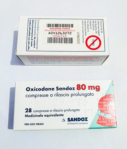 Achetez Oxycodone 80mg Sandoz